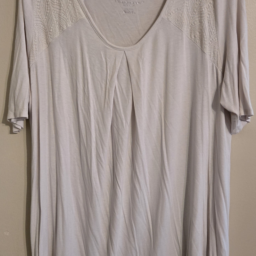 No Boundaries Cream Women's Tunic Top